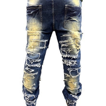 Load image into Gallery viewer, DARK INDIGO STACKED JEANS
