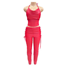 Load image into Gallery viewer, WC RED LEATHER PANTS #YP3769
