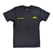 Load image into Gallery viewer, OUTRANK TEE BLACK/LIME GREEN MOVE IN SILENCE
