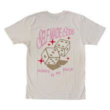 Load image into Gallery viewer, OUTRANK TEE SELF MADE ODDS BEIGE/PINK
