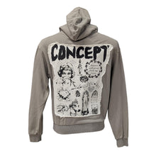 Load image into Gallery viewer, Concept CHSET-2 Flowers-Hoodie Grey
