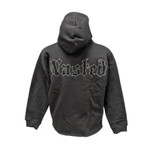Load image into Gallery viewer, FOCUS 80763 BLACK WASTED HOODIE
