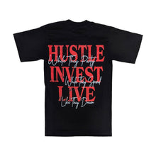 Load image into Gallery viewer, MDM TEE BLACK/RED/GREY RICH &amp; HUSTLE DEPT
