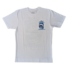 Load image into Gallery viewer, OUTRANK TEE WHITE/BLUE DON'T FOLD
