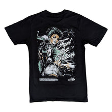 Load image into Gallery viewer, OUTRANK TEE BLACK/MINT/WHITE FUEL THE VISION
