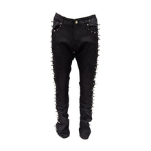 Load image into Gallery viewer, FOCUS 2572 BLACK STACKED JEANS
