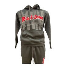 Load image into Gallery viewer, &quot;Rise and Grind&quot; Hoodie (Black/Red)
