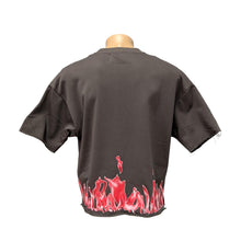 Load image into Gallery viewer, BKYS T1329 (TRUST NO ONE) GREY CROPPED SHIRT
