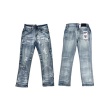 Load image into Gallery viewer, EVOLUTION EV-330245K ICE BLUE SLIM STRAIGHT JEANS
