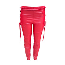Load image into Gallery viewer, WC RED LEATHER PANTS #YP3769
