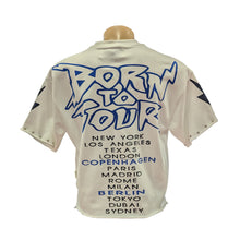 Load image into Gallery viewer, BKYS-T1118A White Blackout Cropped T-Shirt
