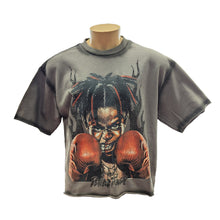 Load image into Gallery viewer, BKYS-T1336 Washed-Grey Cropped T-Shirt
