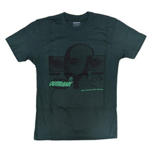 Load image into Gallery viewer, OUTRANK TEE GREEN/BLACK FUTURE PROOF
