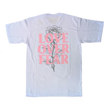 Load image into Gallery viewer, MDM TEE LOVE OF FEAR WHITE/PINK
