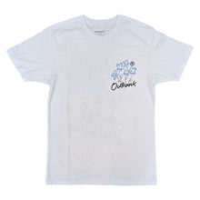Load image into Gallery viewer, OUTRANK TEE WHITE/BLUE/GREY/BLACK BUSINESS IS BLOOMING

