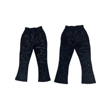 Load image into Gallery viewer, FWRD FW-45415LK BLACK FLARED PANTS
