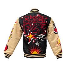 Load image into Gallery viewer, REASON RER5-012 (AIRBORNE) GREEN LETTERMAN JACKET
